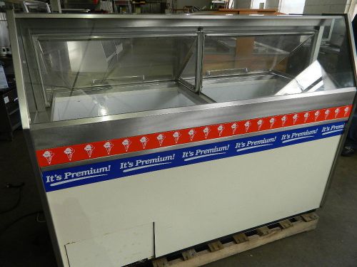 National refrigeration brt-68 68&#034; ice cream dipping freezer 12 tubs facing for sale