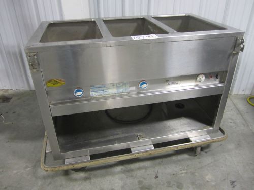 Duke ep-3-cbss 3 well thurmaduke steamtable hot food warmer steam table for sale