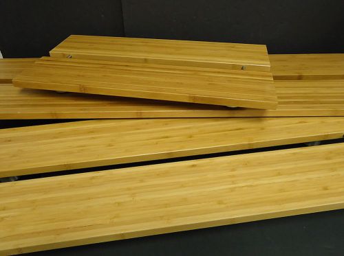 Oneida buffet euro ww 3000 rectangle 3-piece bamboo riser set for sale