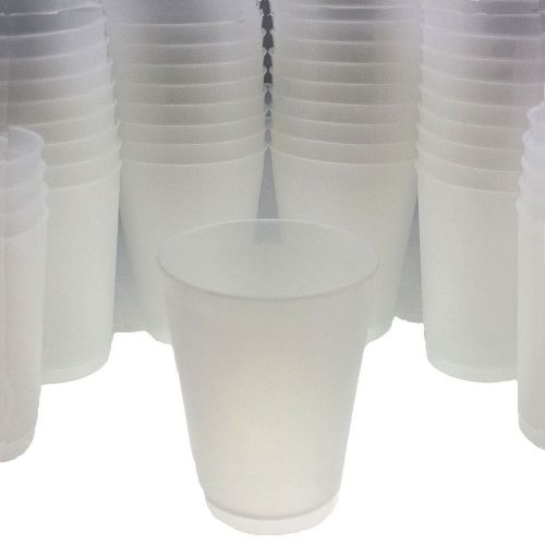 500ct Case WNA Frost Flex 16oz Plastic Tumblers Cups Frosted PF16 Wholesale Lot