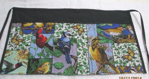 Waiter/waitress Server Waist Apron, WILD BIRDS