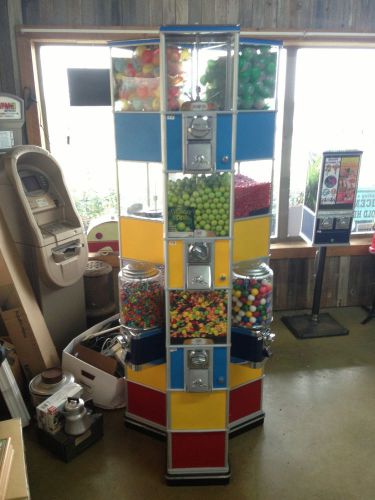 New Northern Beaver Tri Tower Vending Machine WITH PRODUCT INCLUDED