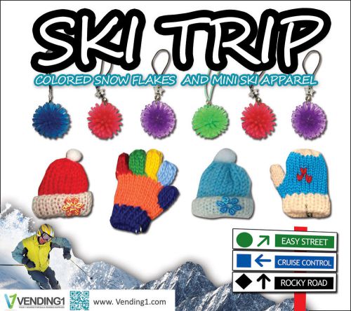 2&#034;  Ski Trip  - in individual clear plastic capsules -     (250 Count)