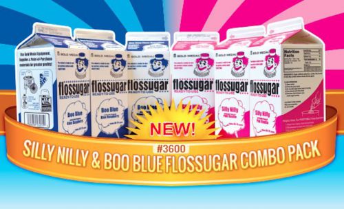 COTTON CANDY SUGAR FLOSSUGAR &#034;MOST POPULAR FLAVORS&#034; GOLD MEDAL PRODUCTS #3600