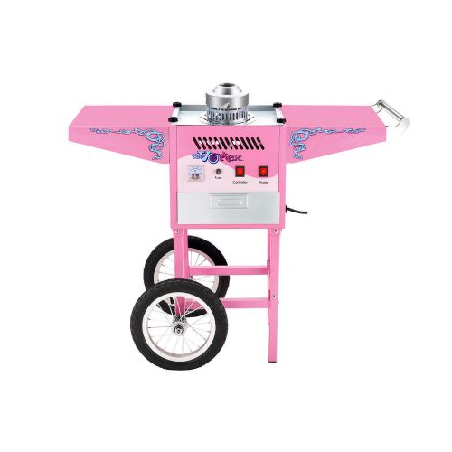 NEW Great Northern Steal Commercial Cotton Candy Machine and Cotton Candy Cart