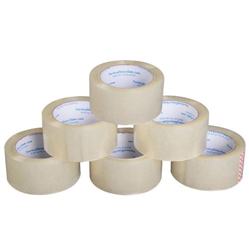 36 rolls 2&#034; x 110 yards 330&#039; carton sealing clear packing shipping box tape for sale
