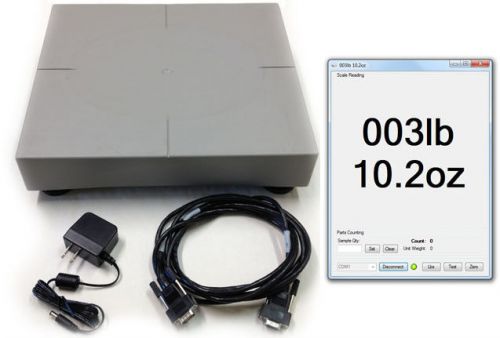 Mettler Toledo 100lb Shipping Scale Balance PC Software UPS USPS FEDEX