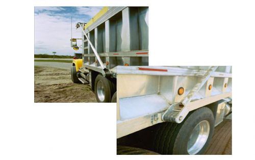 Dump Truck Electric Tarp System Kit w/ WIND DEFLECTOR Galvanized Steel Arms