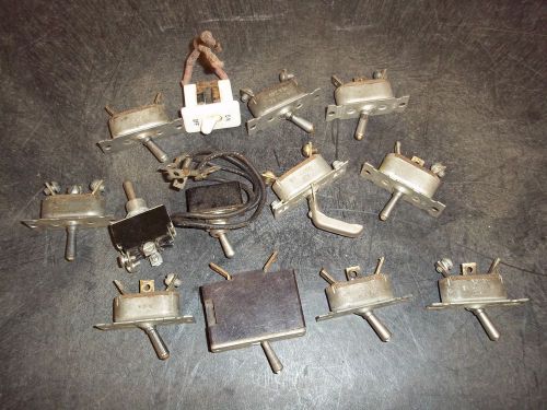 Large Vintage Lot of Toggle Switches - Bakelite Etc.