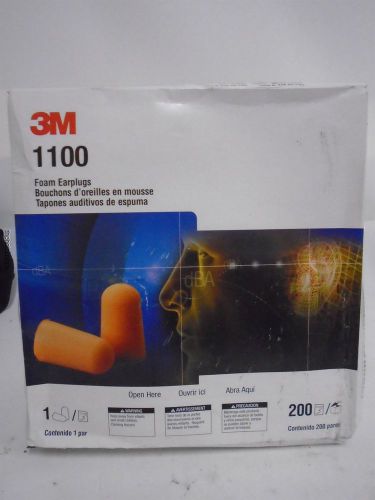 200 sets 3m 1100 disposable ear plug foam noise reducer for sale