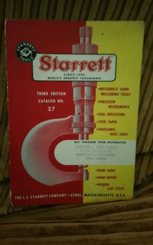 1961 STARRETT Tools Catalog 27 Detaled Info Pictures Using Starretts Dimention