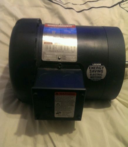 New energy saving leeson electric motor, 1/2 hp, 1425 rpm, phase 3, 50 hz, 525 v for sale