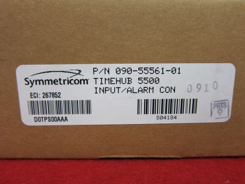 Symmetricom 090 55561 01 timehub 5500 input connector module d0tps00aaa (new) for sale