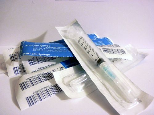 Syringes 25 Gauge, 3cc, 16mm 10pk.