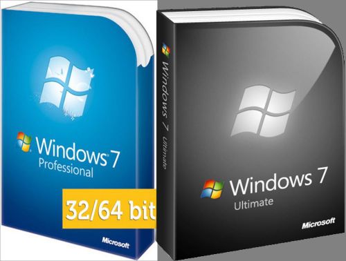 Windows 7 Ultimate or Professional 32 and 64 Bit License