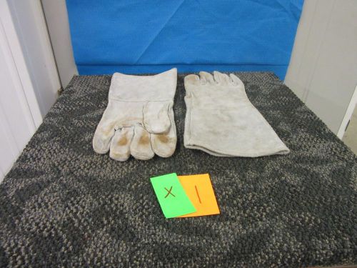 NATIONWIDE TIG MIG WELDING WELDER&#039;S SIZE LARGE L PROTECTIVE LEATHER GLOVES NEW !