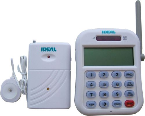 Ideal Security Wireless Water and Flood Detector Alarm with Telephone Dialer