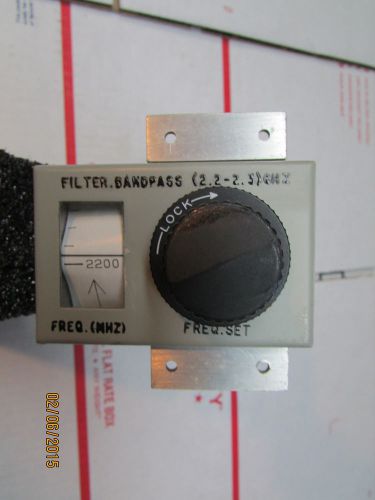 Applied Microwave 2.2 - 2.3 Ghz Continuously Tuneable Bandpass Filter -SMA- NICE