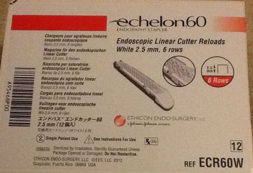 Ethicon Echelon ECR60W box of 12 units  &#034;SPECIAL WHILE LAST&#034;