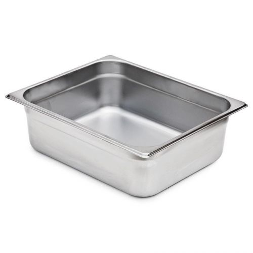 BRAND NEW  4&#034; Half-Size S/S Steam Table Pan (Set of 4)