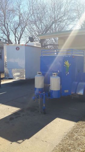 Corn Roaster Trailer and supply trailer