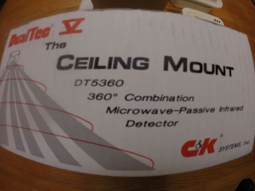 C&amp;k dualtec 360 combination microwave/passive infrared detector dt5360 for sale