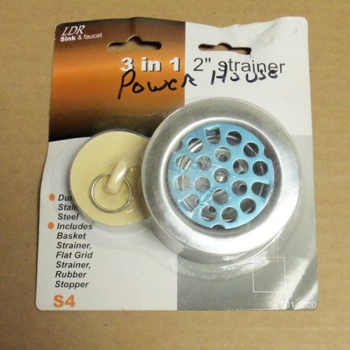 New LDR Sink &amp; Faucet 3 in 1 2&#039;&#039; Strainer S4