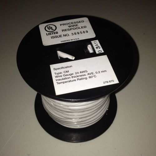 RadioShack 50 Ft. Telephone Wire 24-Gauge-Solid 2 Twisted Pair 278-870