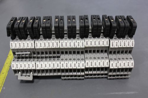 30 PHOENIX TERMINAL BLOCKS &amp; 20 LED FUSE PLUG UKK5-T ST-SI-UK 4 (S23-1-3E)