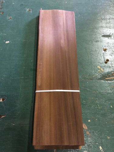 Wood veneer fumed larch 5x20 22 pieces total raw veneer &#034;exotic&#034; fula9 2-11-15 for sale