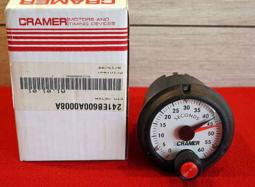 Cramer 241 - 60 seconds 120 vac automatic reset interval timer for sale