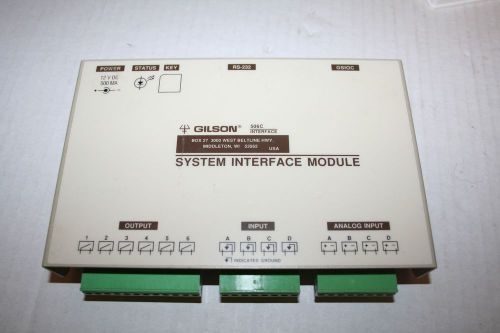 Gilson 506C Interface System Interface Module with AC Adapter