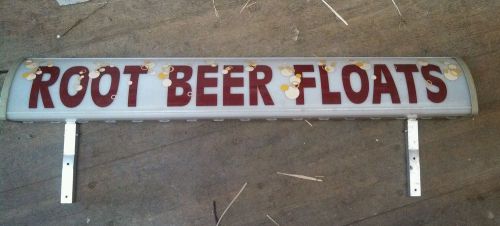 RARE LIGHTED ROOT BEER FLOAT SIGN,DINER,AMUSEMENT,CARNIVAL,CONCESSION,ICE CREAM,