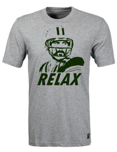 Aaron Rodgers &#034;Relax&#034; Green  Bay Packer Shirt