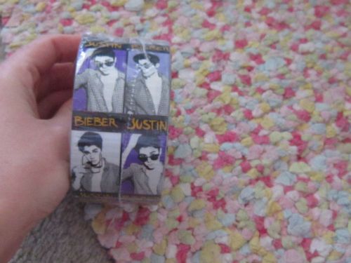 NEW NIP Package of sealing DUCK Tape Justin Bieber Pop Star fan 1.88 in x 10 yds