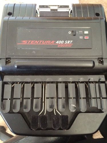 Stentura 400srt electric/manual machine, realtime cables,metal tray, usb adapter for sale