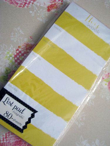 TARGET This Week Magnetic List in Yellow