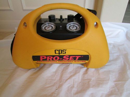 CPS CR700 Pro Set Cyclone Oil Less Recovery Machine MINT Need read.