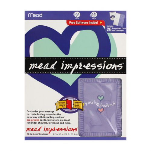 &#034;Mead Impressions Genral Invitations, 26/Invites&#034;