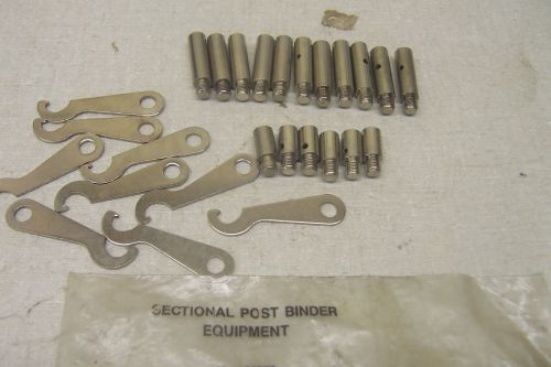 Sectional post binders 5/16&#034; diameter with wrenches