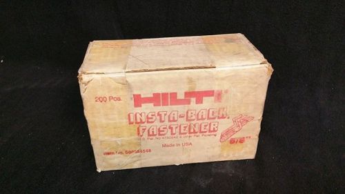 Hilti Insta Back Fastener 5/8&#034; 000684548 Box of 200 Drywall Repair Clips