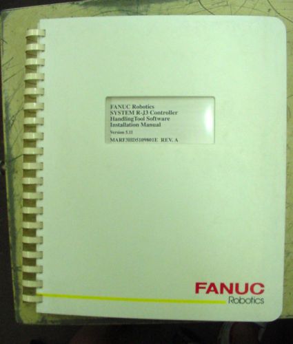 Fanuc R-J3 Software Installation Manual MARF3HD5109801E
