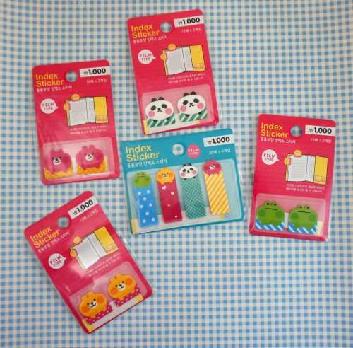 Cute Removable Index Tabs - Korean stationery - sticky tabs - planner - agenda
