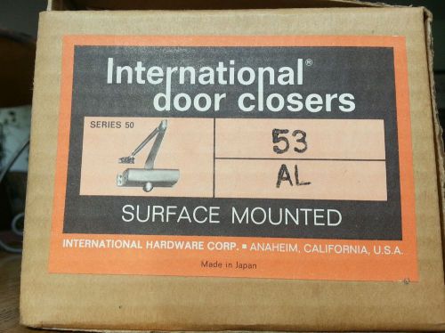 International Door Closers Series 50 Surface Monted 53 No Hold Open