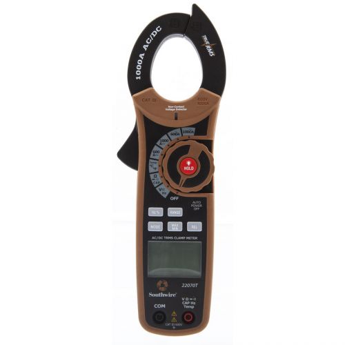 Southwire DC Polarity Indicator True RMS Plant Maintenance Digital Clamp Meter