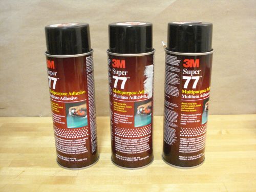 3M Super 77 Spray Adhesive | 16.75 Oz | 3 Cans |                        (58A)