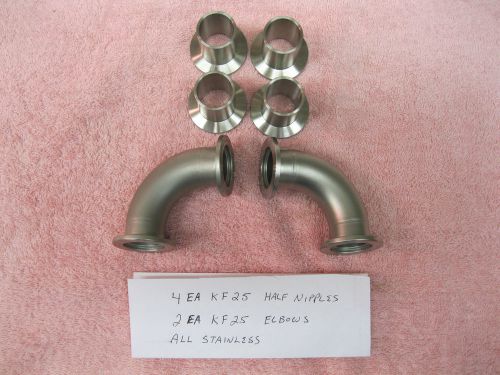 NW25 KF25, ELBOWS, HALF NIPPLES - LOT OF 6