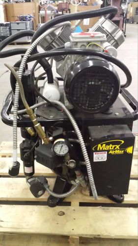 Matrx airmax ol-3-115 oil-free 8 gallon 1.6 hp dental air compressor for sale