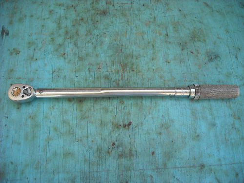 Snap-on 1/2 inch torque wrench qjr 3200 c!! made in the usa!!! good shape!! for sale