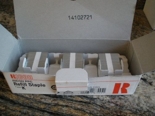 2 Boxes - Ricoh 410802 Refill Staple Cartridges Type K SR760/SR770/SR790 - NEW